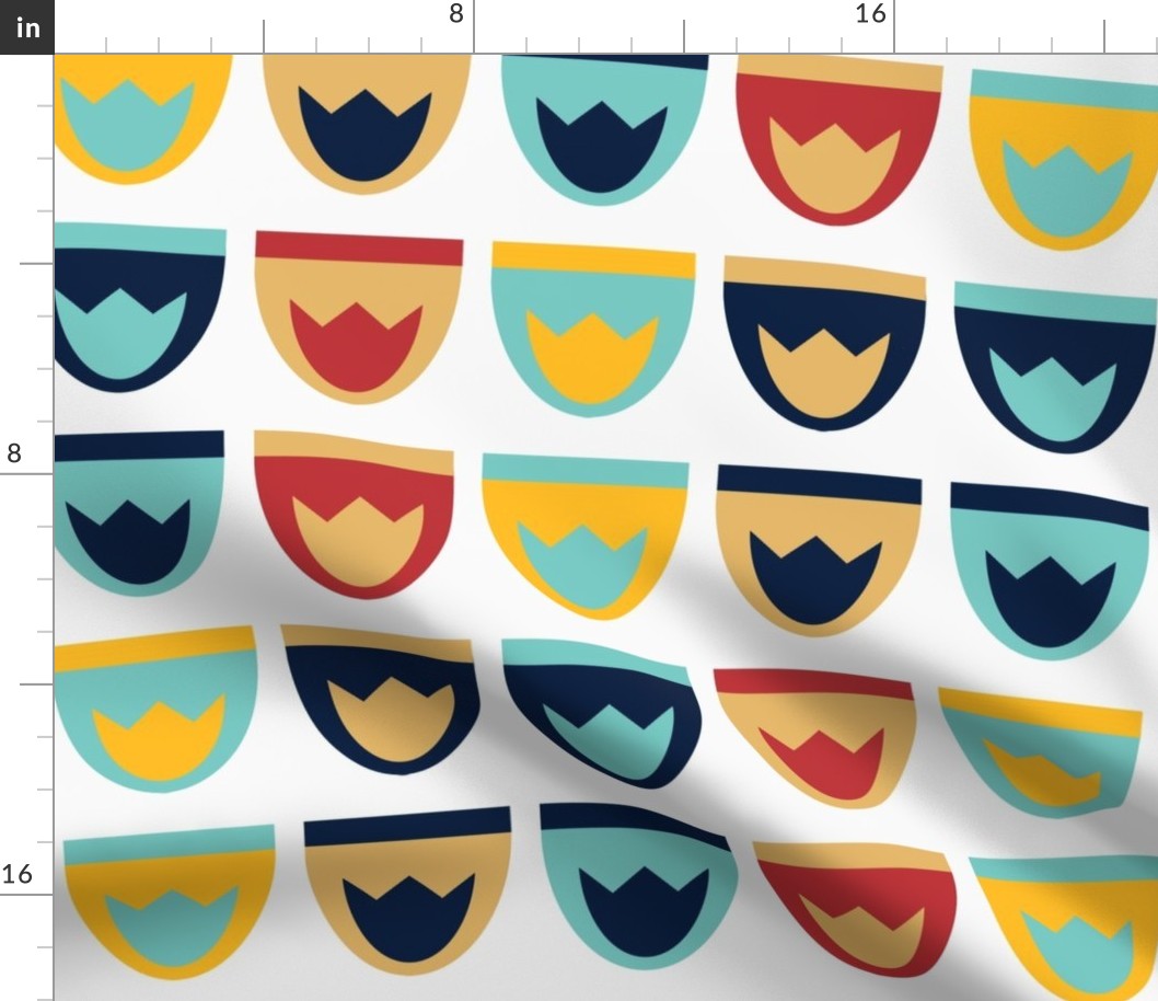 Tulip pockets in 1960s colors, after Mary Quant, by Su_G_©SuSchaefer