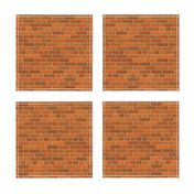 Brown Red Brick Wall