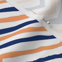 navy blue orange zig zag chevron auburn