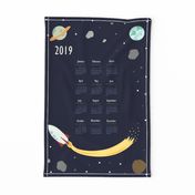 2019 Outer Space Calendar