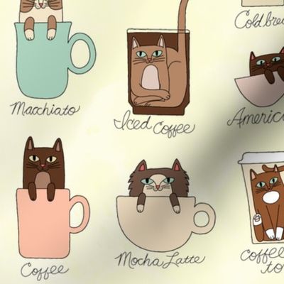 Coffee Cats in Creamy