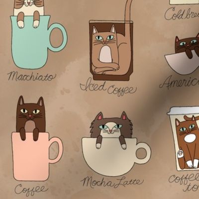 Coffee Cats in Latte