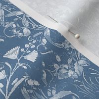 The Unicorn Floral Tapestry ~ Winter Night 