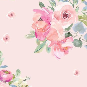 12" Blushing Beauty Florals // Blush