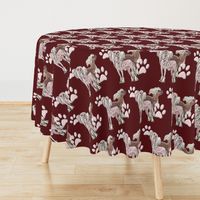 chinese crested dogs fabric