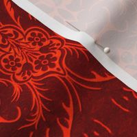 Damask Pattern in Red