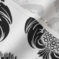 Damask in Black and White