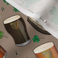 Irish Pub (Dark Khaki background) 