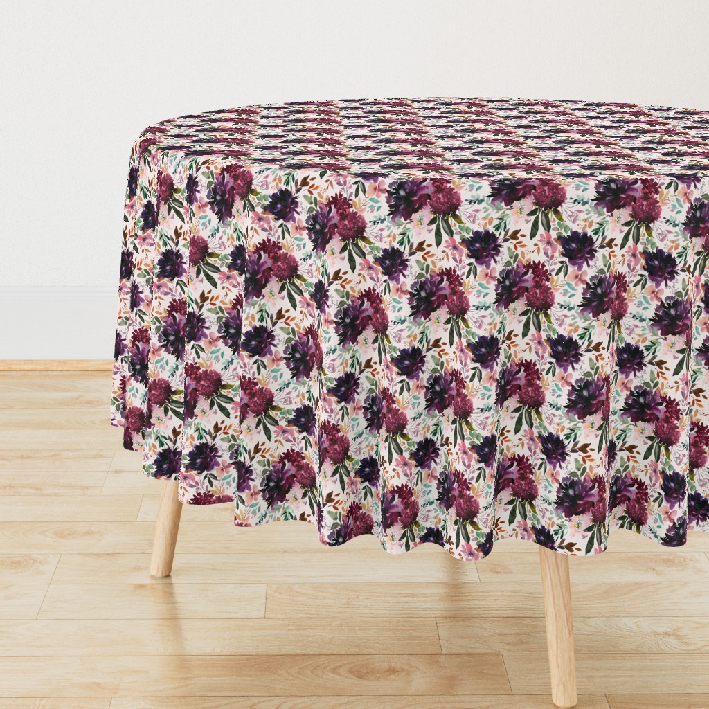 12" Whisper Fall Florals // Peep Blush