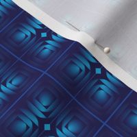 Blue Foil Mosaic Tile