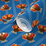 THANKSGIVING Turkey With Stripes Thanksgiving Funny CUTE