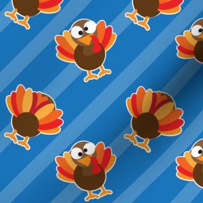 THANKSGIVING Turkey With Stripes Thanksgiving Funny CUTE