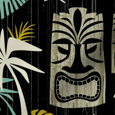 Island Tiki - Black Jumbo Scale