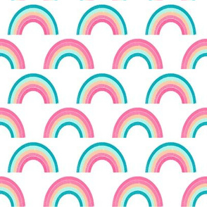 rainbows - girls, rainbow, cute, girls, nursery, baby, rainbow fabric