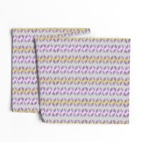 Art Deco ginkgo stripes on grey