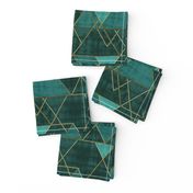 Mod Triangles Emerald Teal