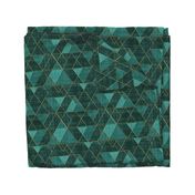 Mod Triangles Emerald Teal