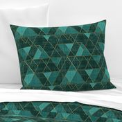 Mod Triangles Emerald Teal