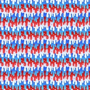  Red White and Blue Slime 1/2 Size