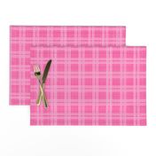 Pink Plaid, Elegant Holiday, XL