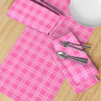 Pink Plaid, Elegant Holiday, XL