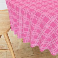 Pink Plaid, Elegant Holiday, XL