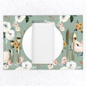 Janice Floral harvest blue