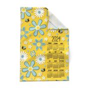 2024 Busy Bee Tea Towel Calendar