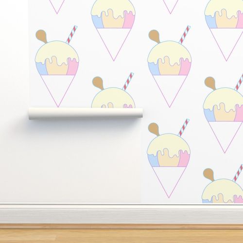 Shave Ice Pastel Spoonflower