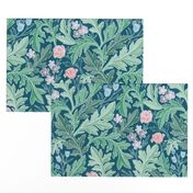 Victorian vintage floral pattern