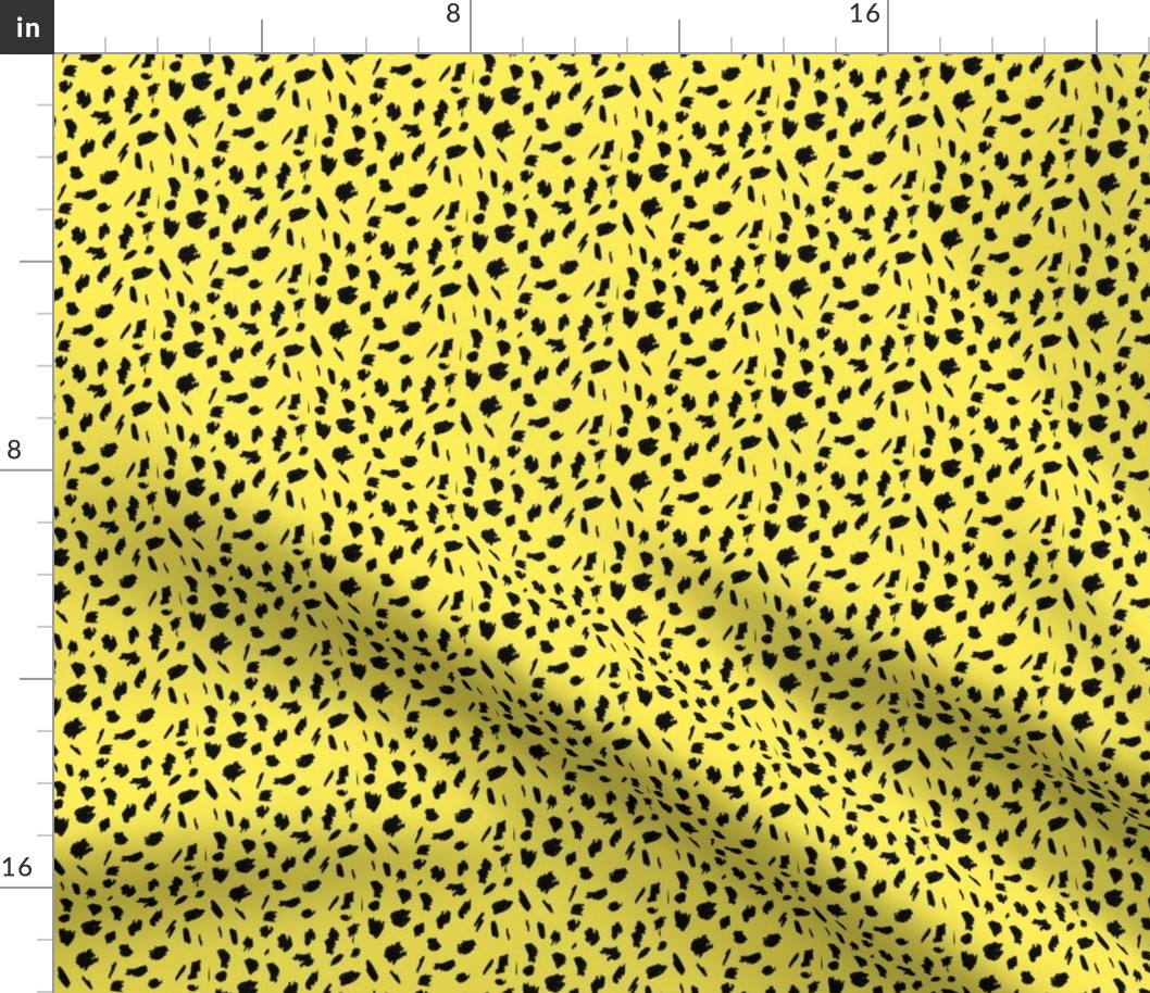 black dots on yellow fabric yellow with black dots dalmatia