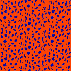 royal blue dots on orange clemson tigers denver broncos chicago bears