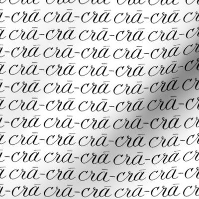 17-01B Words Font Calligraphy black  Democrat Liberal white crazy Cra-cra _ Miss Chiff Designs 