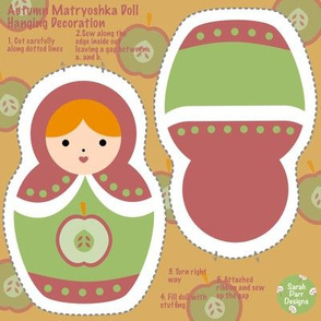 Cut & Sew Swatch Autumn Matryoshka 