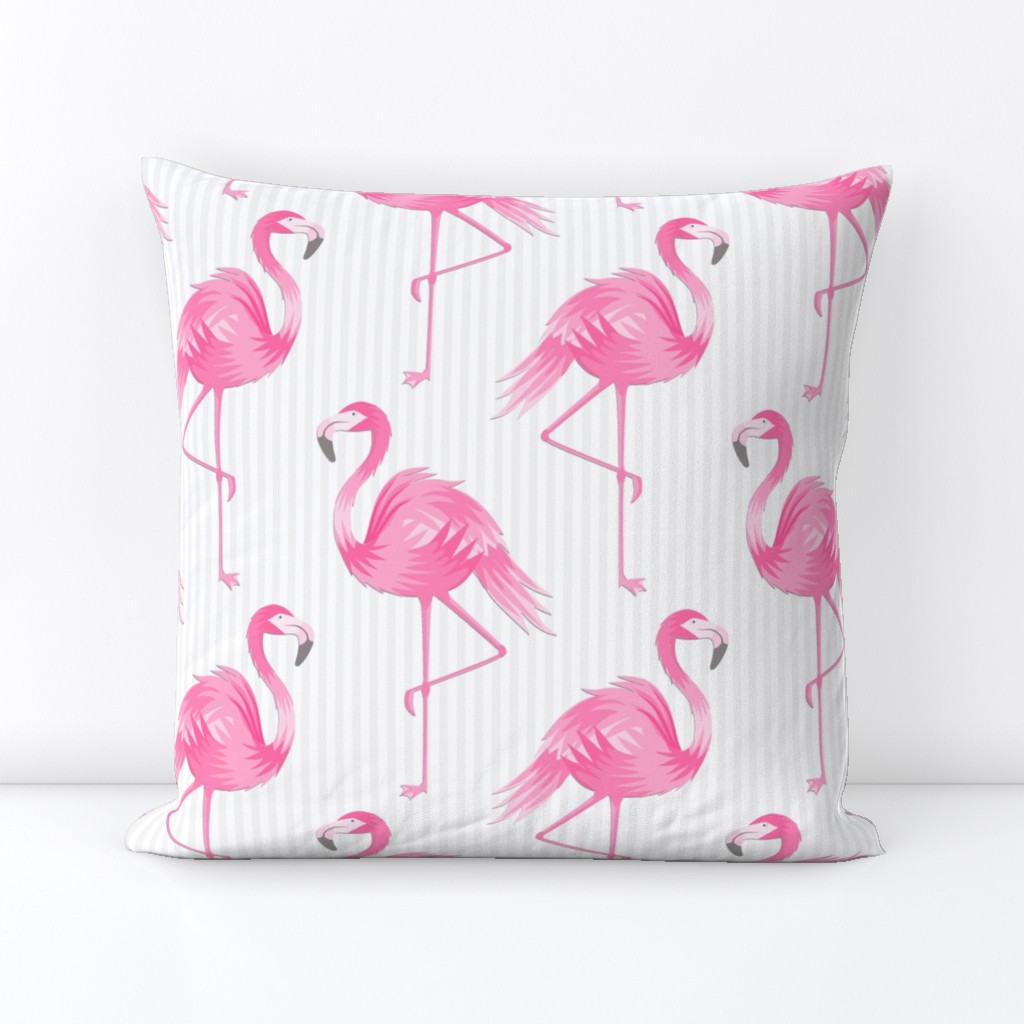 Pretty in Pink Flamingos (Cool Pinks)