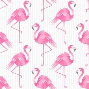 Pretty in Pink Flamingos (Cool Pinks)