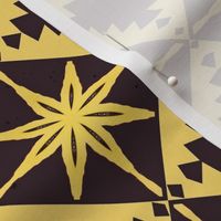 Yellow Star Aztec Tiles