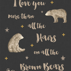 I love you more, Brown Bears