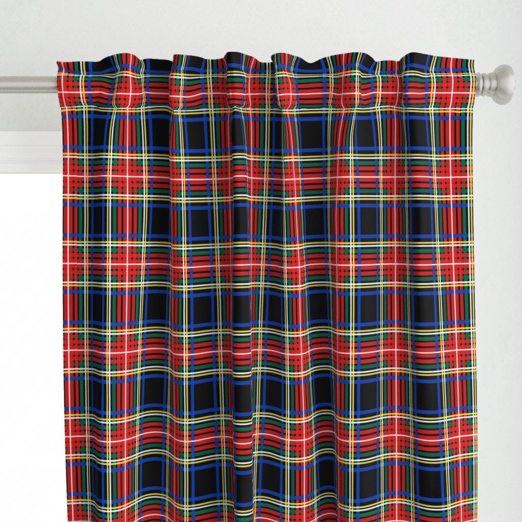 Minimalist Black Stewart Tartan 