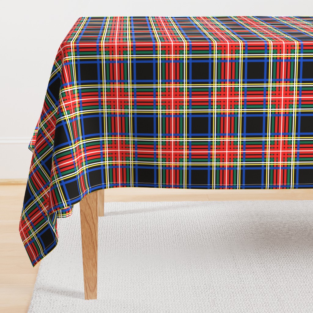 Minimalist Black Stewart Tartan 