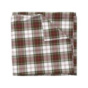 Stewart/Stuart tartan #4, 8" white ground