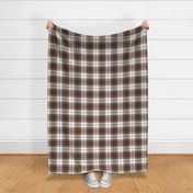 Stewart/Stuart tartan #4, 6" white ground