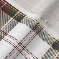 Stewart/Stuart tartan #4, 6" white ground