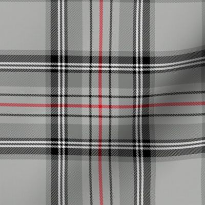 Glen Moy tartan, red stripe, 6"