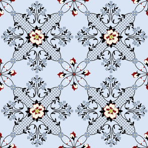 Springport: Victorian Geometric Floral