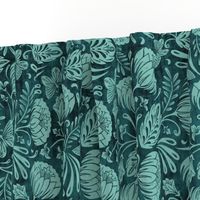 Arabella - Damask Aqua