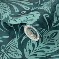 Arabella - Damask Aqua