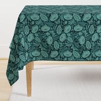 Arabella - Damask Aqua