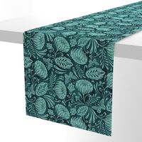 Arabella - Damask Aqua