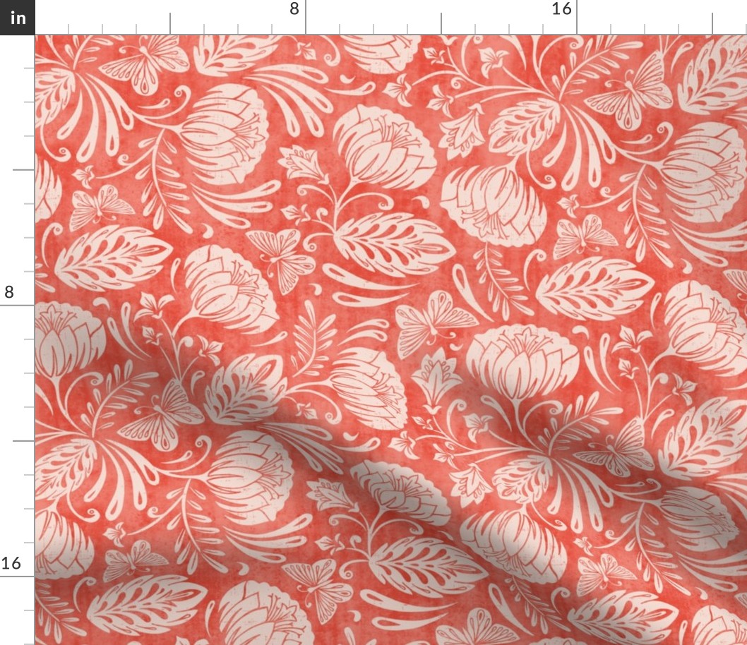 Arabella - Damask Coral